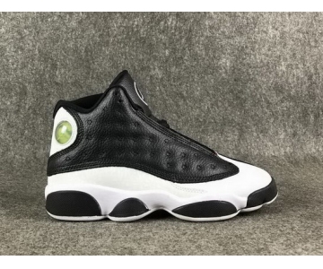 Wholesale Cheap Womens Air Jordan 13 GS Love Respect Black/White