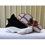 Wholesale Cheap Womens Air Jordan 13 Gum Soles Black/White-Gum
