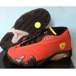 Wholesale Cheap Air Jordan 14 Retro GS Ferrari Red/Black-Yellow