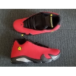 Wholesale Cheap Womens Air Jordan 14 Ferrari Red/Black-Silver