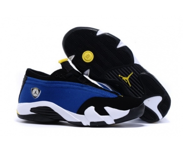 Wholesale Cheap Womens Air Jordan 14 laney Real blue/black-white