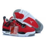 Wholesale Cheap Women's Air Jordan 4 Toro Shoes red/black-white