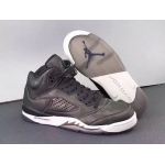 Wholesale Cheap Womens Jordan 5 Premium Heiress Metallic Field Black/Light Bone-Metallic Field