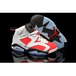 Wholesale Cheap AIR JORDAN 6 Carmine GS Shoes Red/white-black