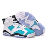 Wholesale Cheap Air Jordan 6 For Womens Shoes Blue/white