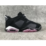 Wholesale Cheap Air Jordan 6 GS Low Sun Blush Black/White-Pink