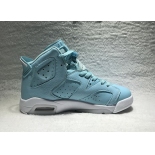 Wholesale Cheap Air Jordan 6 GS Still Blue North Carolina Blue/White