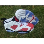 Wholesale Cheap Womens Jordan 6 Low Shoes Carmine Red/White-Black