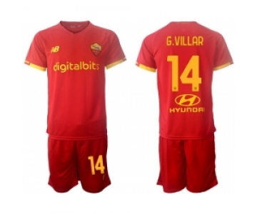 Men Roma Soccer #14 Jerseys