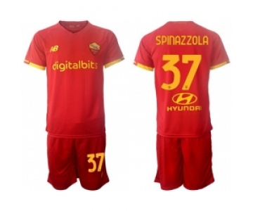 Men Roma Soccer #37 Jerseys