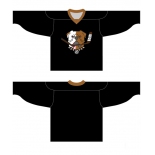 Custom Black Sudbury Bulldogs Hockey Jersey