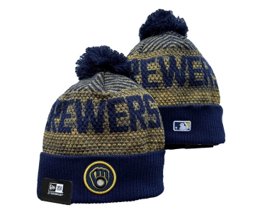 Milwaukee Brewers Knit Hats 0010