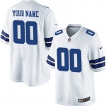 Men's Nike Dallas Cowboys Customized White Limited Jersey