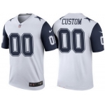 Youth Dallas Cowboys White Custom Color Rush Legend NFL Nike Limited Jersey