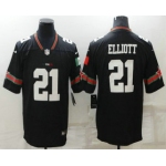 Men's Dallas Cowboys #21 Ezekiel Elliott Black Mexico 2021 Vapor Untouchable Stitched Nike Limited Jersey