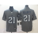 Nike Cowboys 21 Ezekiel Elliott Gray Camo Vapor Untouchable Limited Jersey