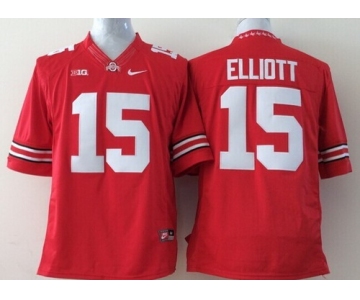 Ohio State Buckeyes #15 Ezekiel Elliott 2014 Red Limited Jersey