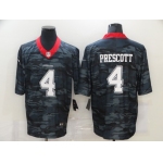 Men's Dallas Cowboys #4 Dak Prescott 2020 Camo Limited Stitched Nike NFL Jersey