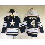 Men's Dallas Cowboys #4 Dak Prescott Navy Blue Team Color Stitched NFL Hoodie