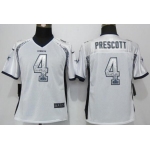 Women's Dallas Cowboys #4 Dak Prescott White Drift Stitched NFL Nike Fashion Jersey