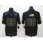 Men's Dallas Cowboys #88 CeeDee Lamb Black 2020 Salute To Service Stitched NFL Nike Limited Jersey