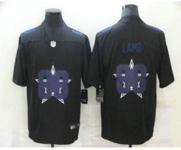 Men's Dallas Cowboys #88 CeeDee Lamb Black 2020 Shadow Logo Vapor Untouchable Stitched NFL Nike Limited Jersey
