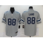 Men's Dallas Cowboys #88 CeeDee Lamb Grey 2020 Inverted Legend Stitched NFL Nike Limited Jersey