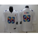 Men's Dallas Cowboys #88 CeeDee Lamb Multi-Color White 2020 NFL Crucial Catch Vapor Untouchable Nike Limited Jersey