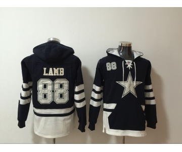 Men's Dallas Cowboys #88 CeeDee Lamb NEW Black Pocket Stitched NFL Pullover Hoodie