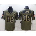 Men's Dallas Cowboys #88 CeeDee Lamb Nike Olive 2021 Salute To Service Limited Player Jersey