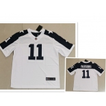 Men's Dallas Cowboys #11 Micah Parsons White Thanksgiving Vapor Untouchable Stitched NFL Nike Limited Jersey