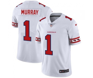 Arizona Cardinals #1 Kyler Murray Nike White Team Logo Vapor Limited NFL Jersey