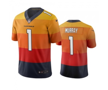 Arizona Cardinals #1 Kyler Murray Sunset Orange Vapor Limited City Edition NFL Jersey