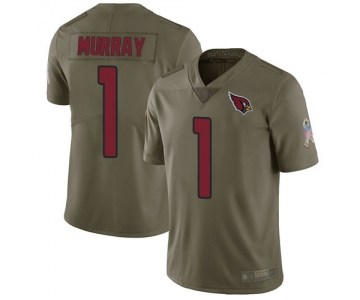 Cardinals #1 Kyler Murray Olive Men's Stitched Football Limited 2017 Salute to Service Jersey