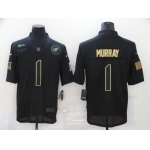 Men's Arizona Cardinals #1 Kyler Murray Black 2020 Salute To Service Stitched NFL Nike Limited Jersey