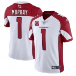 Men's Arizona Cardinals #1 Kyler Murray White 3-Star C Patch Vapor Untouchable Limited Stitched NFL Jersey