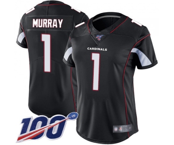 Nike Cardinals #1 Kyler Murray Black Alternate Women's Stitched NFL 100th Season Vapor Limited Jersey