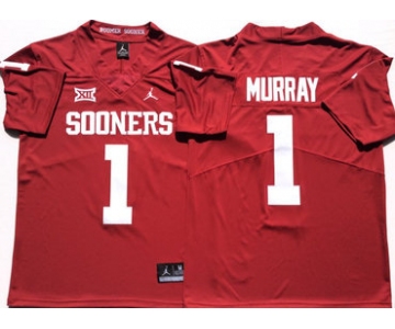 Oklahoma Sooners 1 Kyler Murray Red College Football Jersey