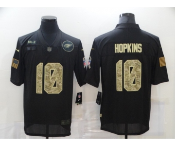 Men's Arizona Cardinals #10 DeAndre Hopkins Black Camo 2020 Salute To Service Stitched NFL Nike Limited Jersey