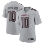 Men's Womens Youth Kids Arizona Cardinals #10 DeAndre Hopkins Nike Gray Atmosphere Fashion Game Jersey