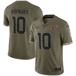 Men's Womens Youth Kids Arizona Cardinals #10 Deandre Hopkins Nike 2022 Salute To Service Limited Jersey - Olive