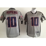 Nike Houston Texans #10 DeAndre Hopkins Gray Shadow Elite Jersey