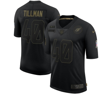Nike Cardinals 40 Pat Tillman Black 2020 Salute To Service Limited Jersey