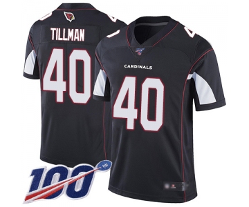 Nike Cardinals #40 Pat Tillman Black Alternate Men's Stitched NFL 100th Season Vapor Limited Jersey