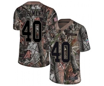 Nike Cardinals #40 Pat Tillman Camo Men's Stitched NFL Limited Rush Realtree Jersey