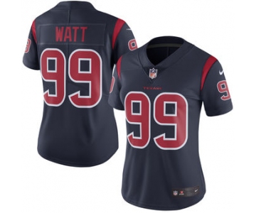 J.J. Watt Houston Texans Nike Women's Color Rush Limited Navy Jersey