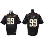 Men's Houston Texans #99 J.J. Watt Black 2016 Pro Bowl Nike Elite Jersey