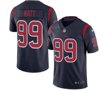 Men's Houston Texans #99 J.J. Watt Nike Navy Color Rush Limited Jersey