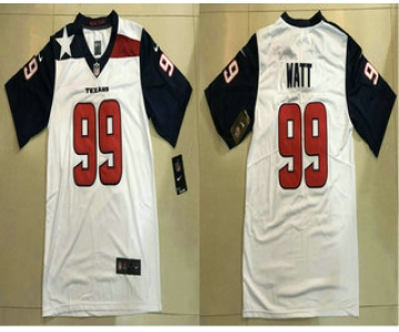 Men's Houston Texans #99 J.J. Watt White 2018 Vapor Untouchable Stitched NFL Nike Limited Jersey