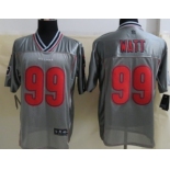 Nike Houston Texans #99 J.J. Watt 2013 Gray Vapor Elite Jersey